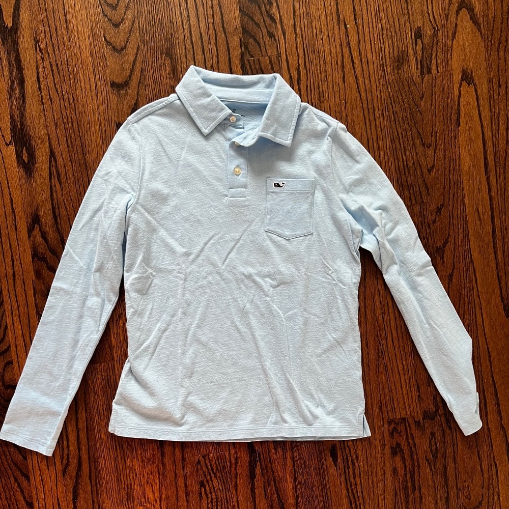 Vineyard Vines Boys Long Sleeve Polo